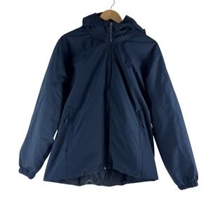 Timberland Mens Navy Blue Hooded Windbreaker Rain Jacket TB0A5UVW M Gorpcore
